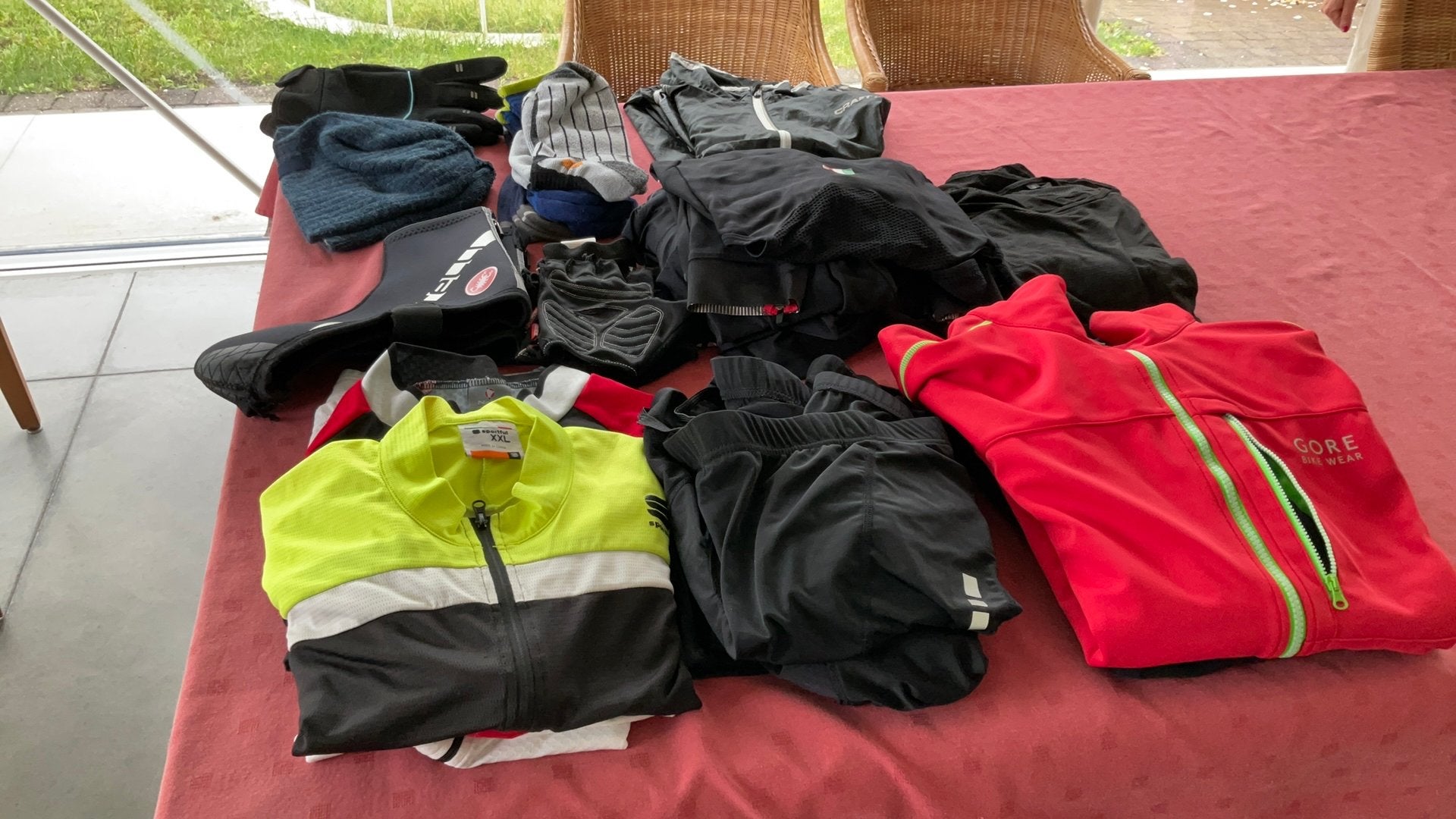 Fietskleding, Enlèvement, Comme neuf, Blanc