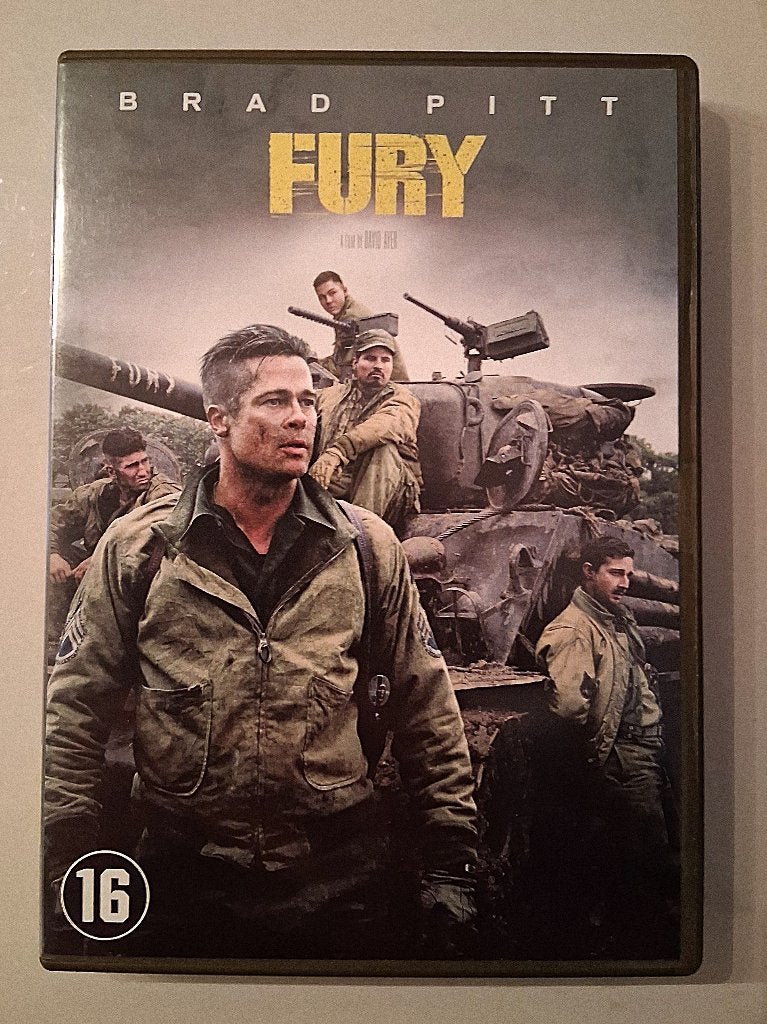 fury (oorlogsfilm) AANRADER, Cd's en Dvd's, Dvd's | Actie, Ophalen of Verzenden, Zo goed als nieuw, Oorlog