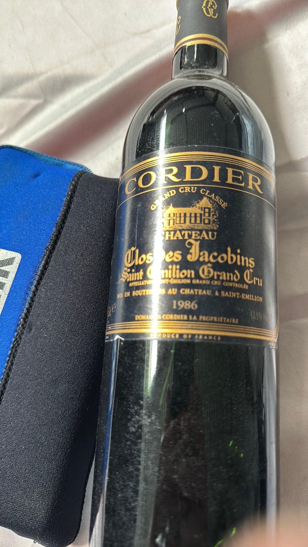 2 Cordier Grand Cru Saint Emilion 1986, Enlèvement, Comme neuf