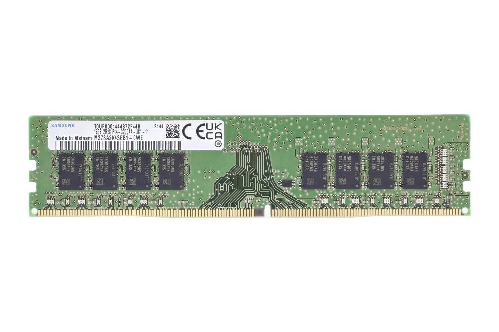 RAM 16GB DDR4-3200 Samsung, Computers en Software, RAM geheugen, DDR4, Ophalen of Verzenden, Zo goed als nieuw, Desktop