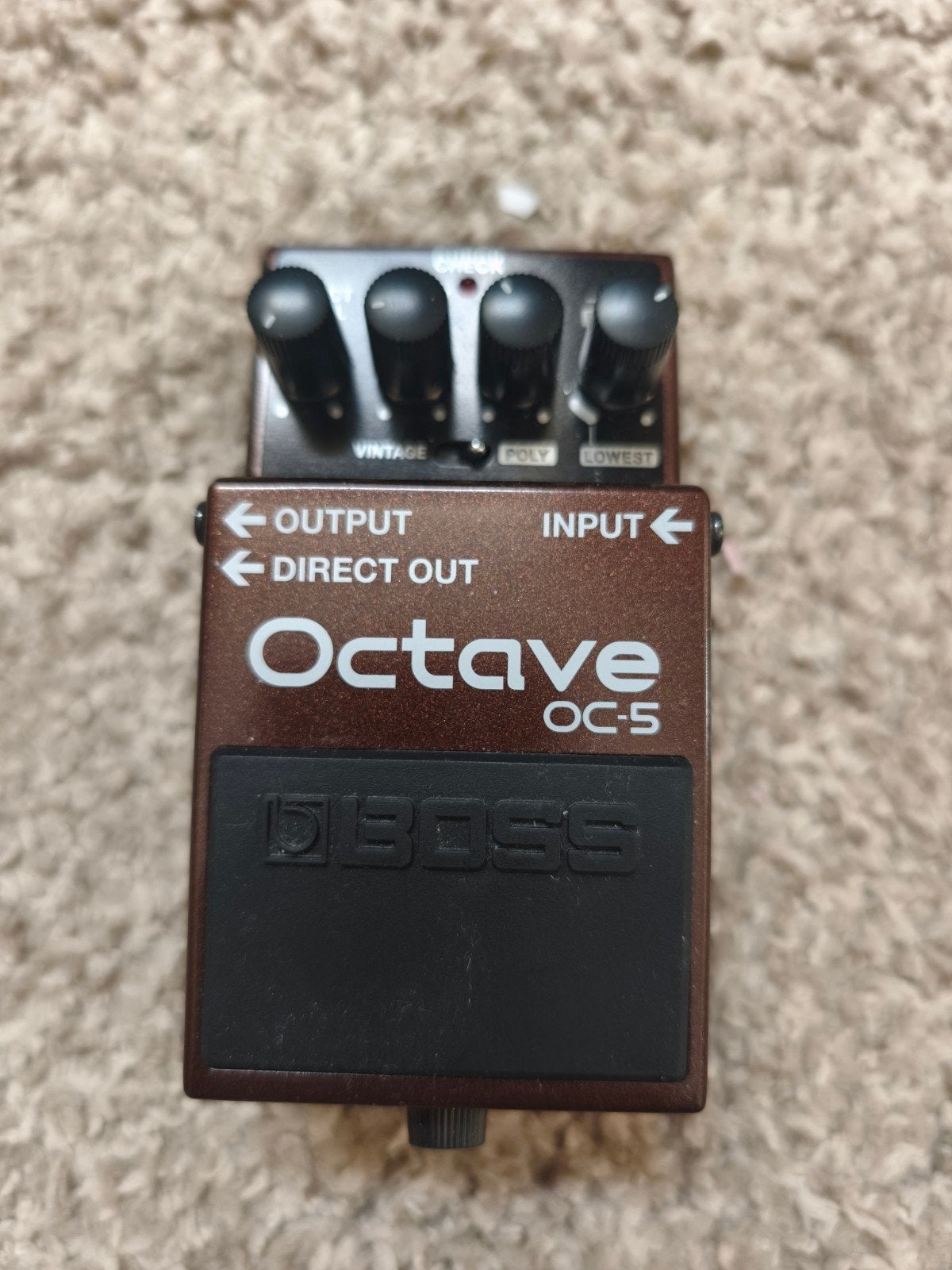 Boss OC-5 Octave – Pédale Octaver guitare/basse, Muziek en Instrumenten, Ophalen, Zo goed als nieuw