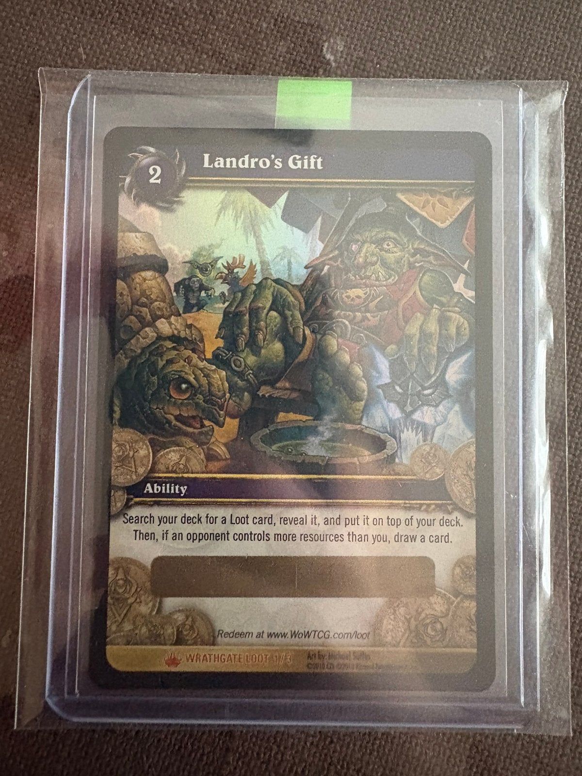Landro’s Gift - World of Warcraft, Ophalen of Verzenden, Zo goed als nieuw