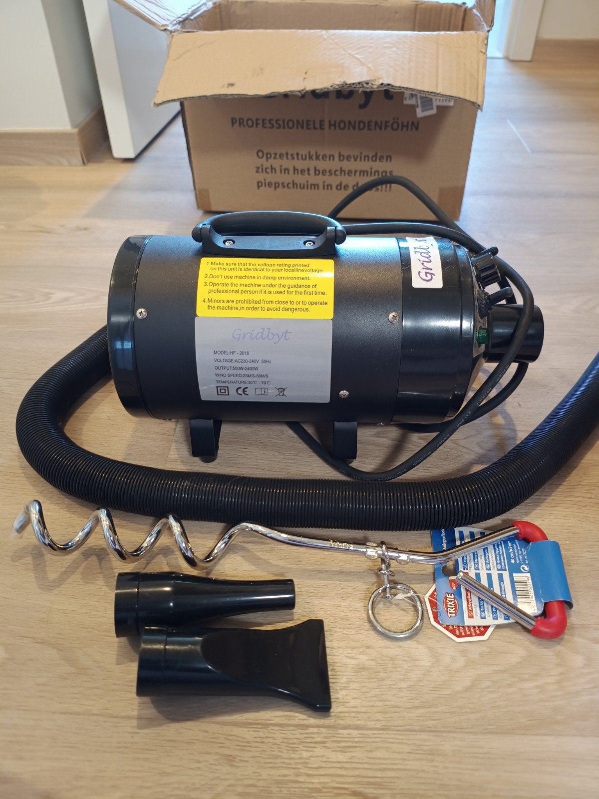 Gridbyt waterblazer, Dieren en Toebehoren, Overige merken, Ophalen, Gebruikt, Waterblazer/föhn