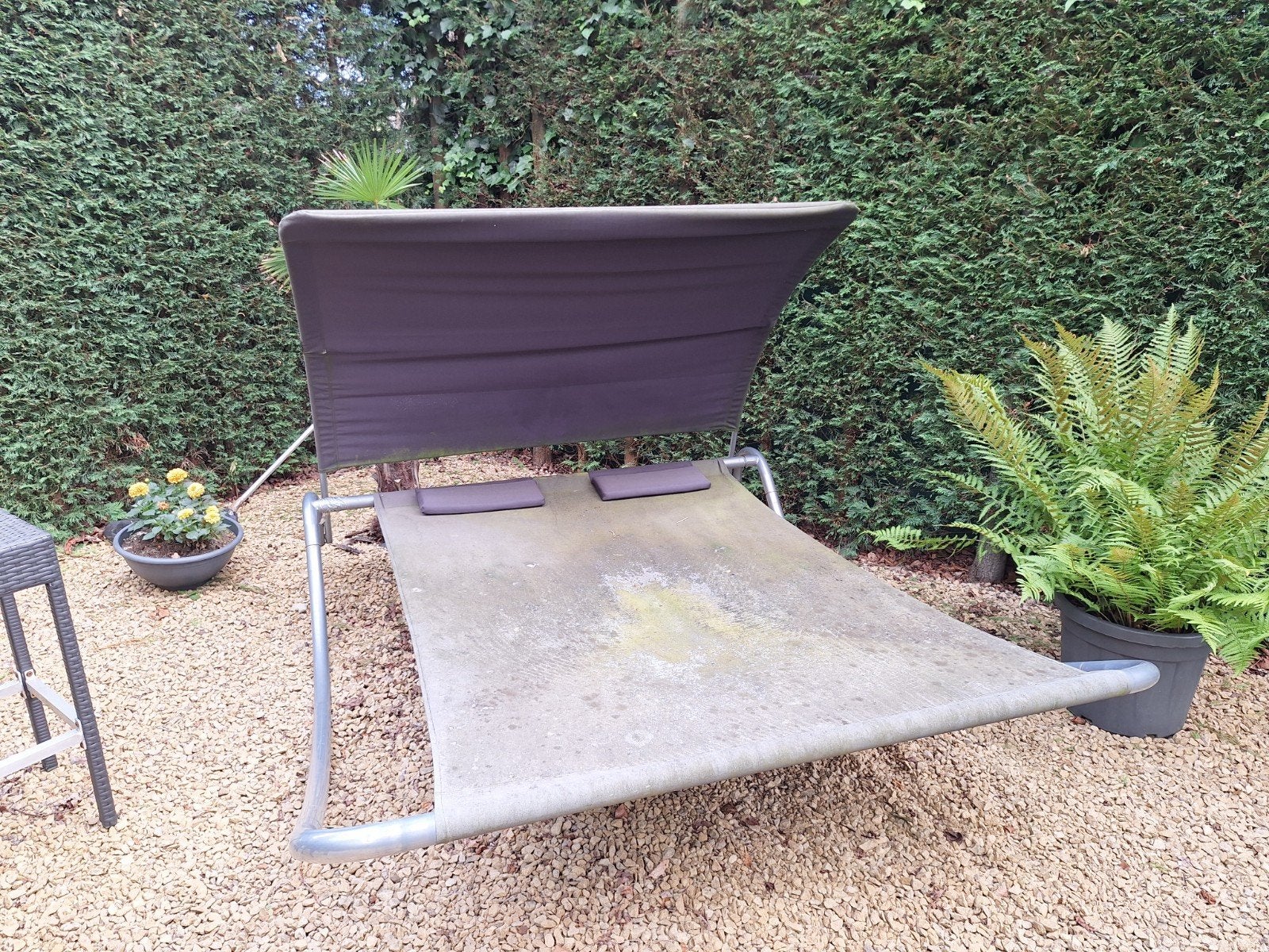 ligbed,nog te reinigen,koopje 15euro, Tuin en Terras, Ophalen
