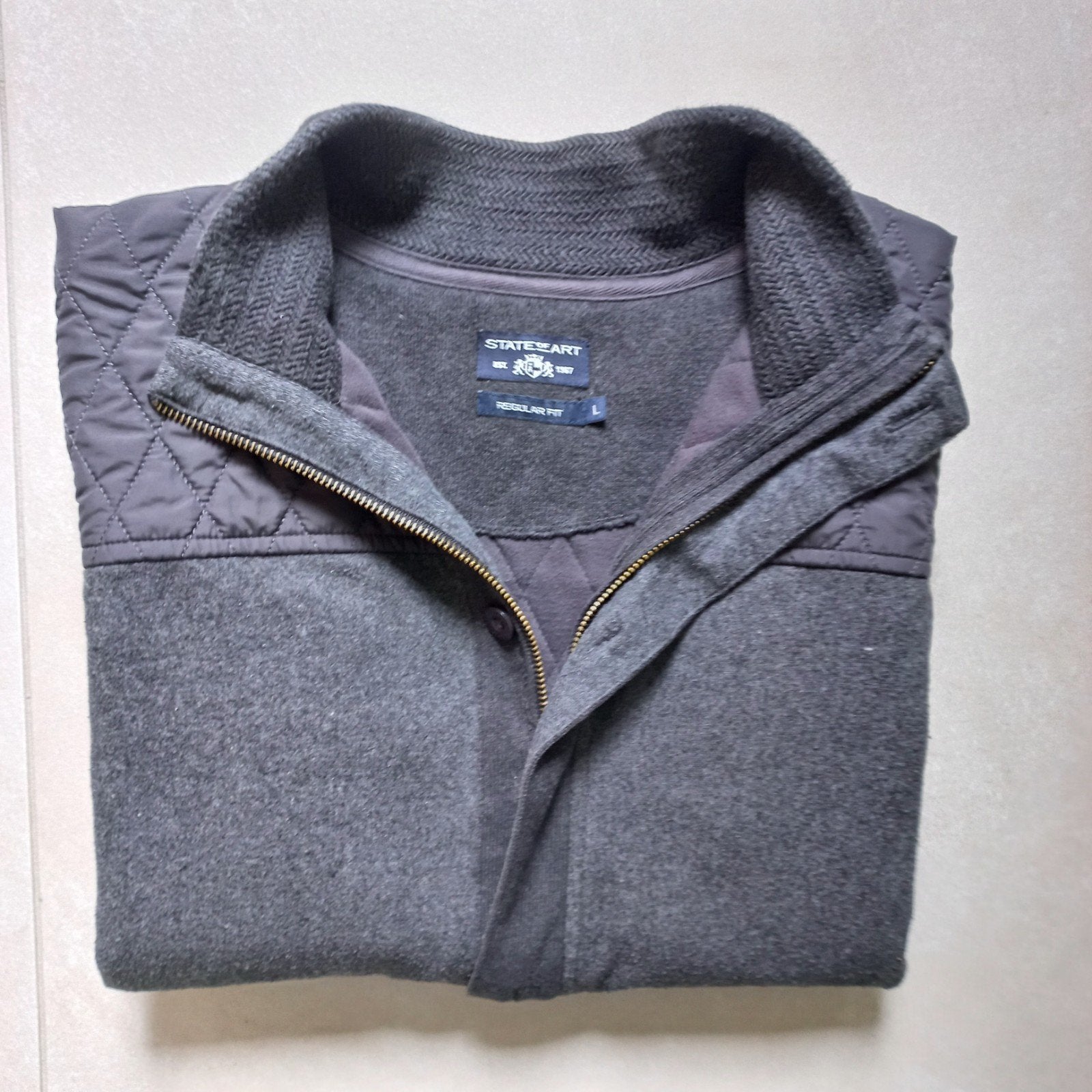 Gilet State of Art anthracite élégant taille L, Vêtements | Hommes, Pulls & Vestes, Taille 52/54 (L), Gris, Envoi