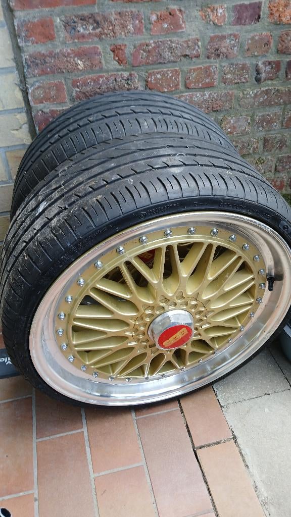 4 jantes alu voiture + pneu   235/30R20 bbs, Autos : Pièces & Accessoires, Pneus & Jantes, 4 Saisons, Véhicule de tourisme, Autres dimensions