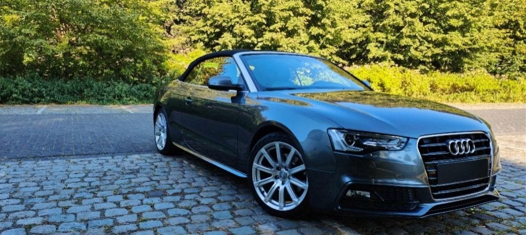 Audi A5 cabriolet 2.0 TDi  S-Line Clean Diesel Facelift 2016, Autos, Cuir, Argent ou Gris, Achat, Cabriolet