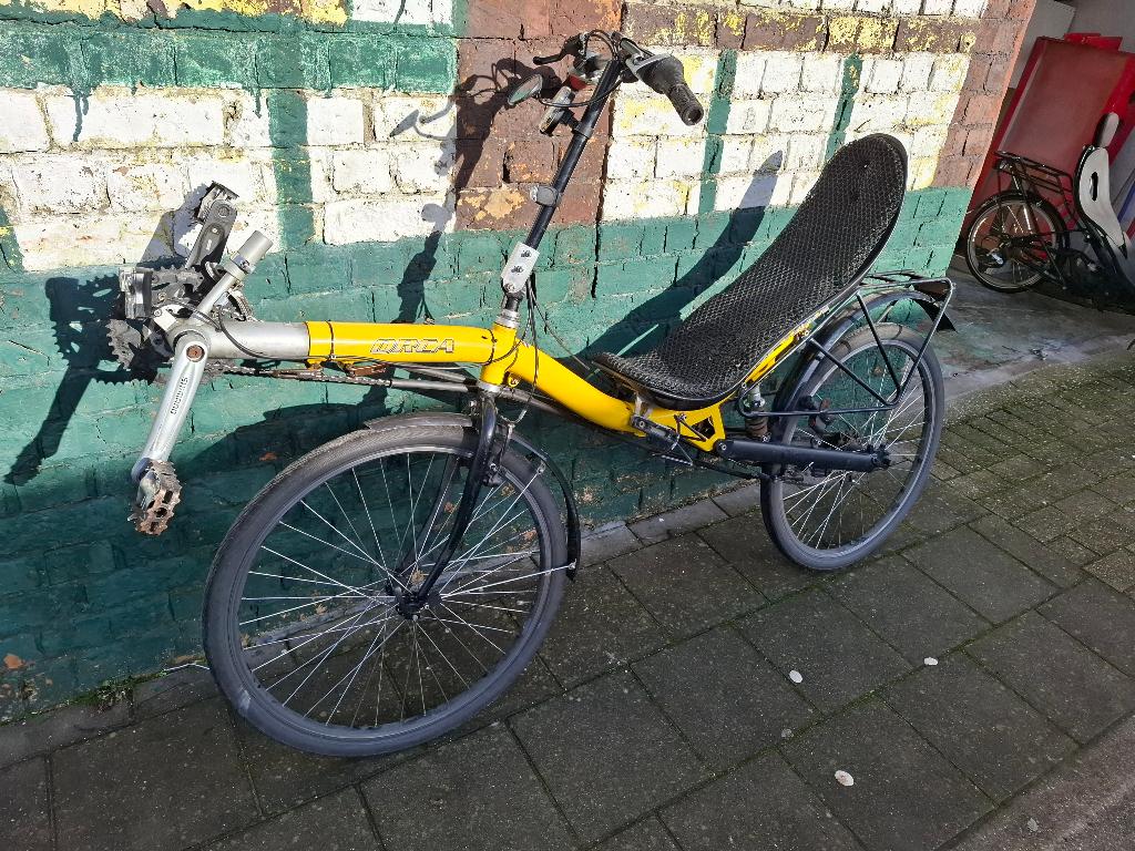 Optima Orca, Fietsen en Brommers, Fietsen | Ligfietsen, Gebruikt, Overige merken, Bovenstuur, Velgrem, Ophalen