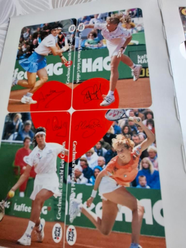 Cartes de visite de tennis   stheffi graffiti, sabatini, Enlèvement ou Envoi