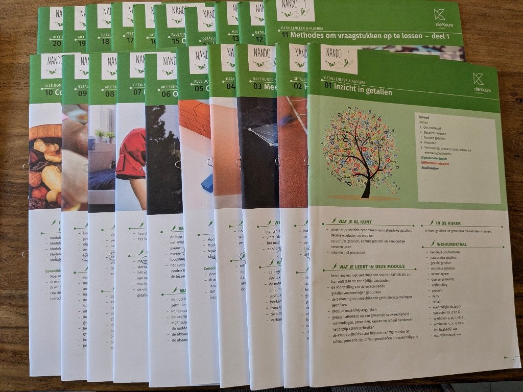 Nando 1 en 2, Livres, Livres scolaires, Die keure, Comme neuf, Enlèvement, Secondaire