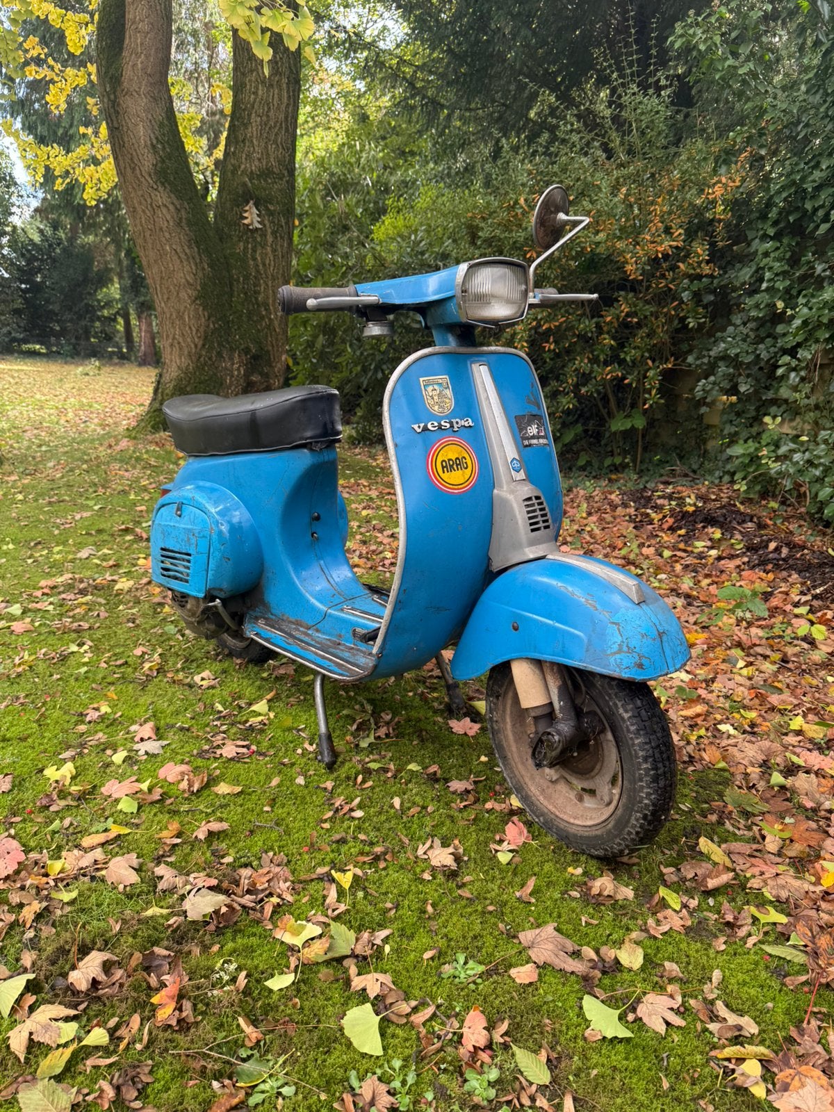 Peinture originale spéciale Vespa 50, bleu, Chine, bleu, Enlèvement, Comme neuf