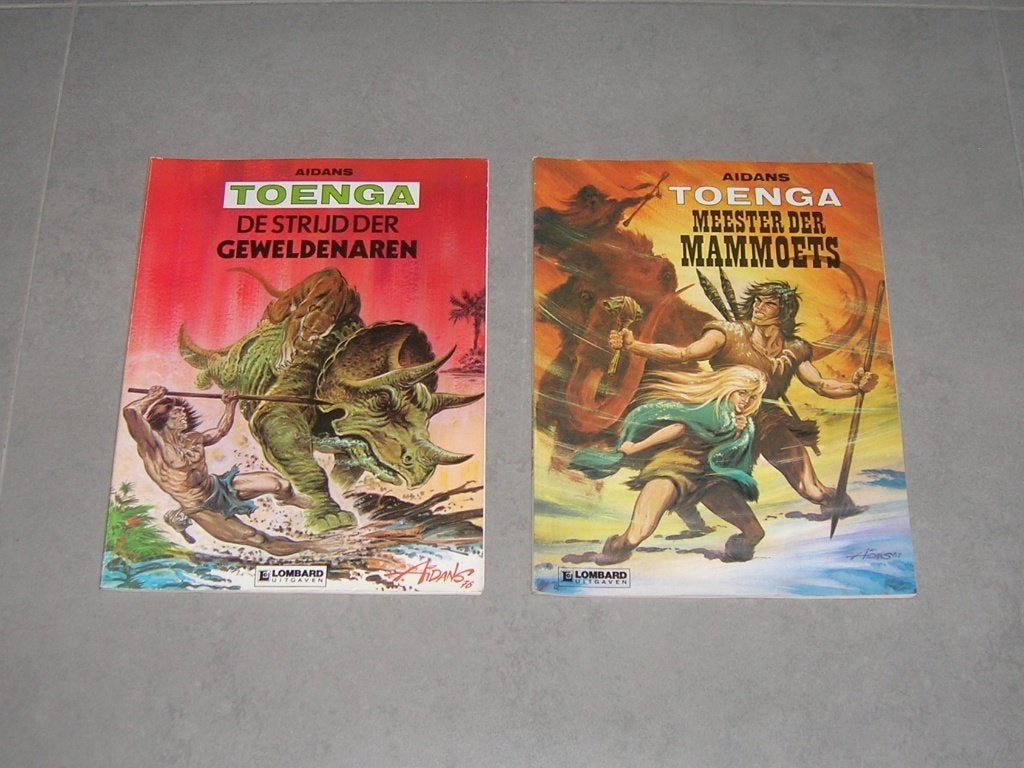Stripverhalen Toenga, Meerdere stripboeken, Ophalen, Gelezen, Aidans