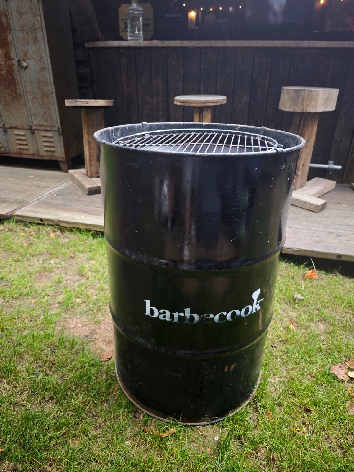 Barbecook Edson Houtskoolbarbecue – Zwart, Ophalen, Gebruikt, Barbecoock, Met accessoires