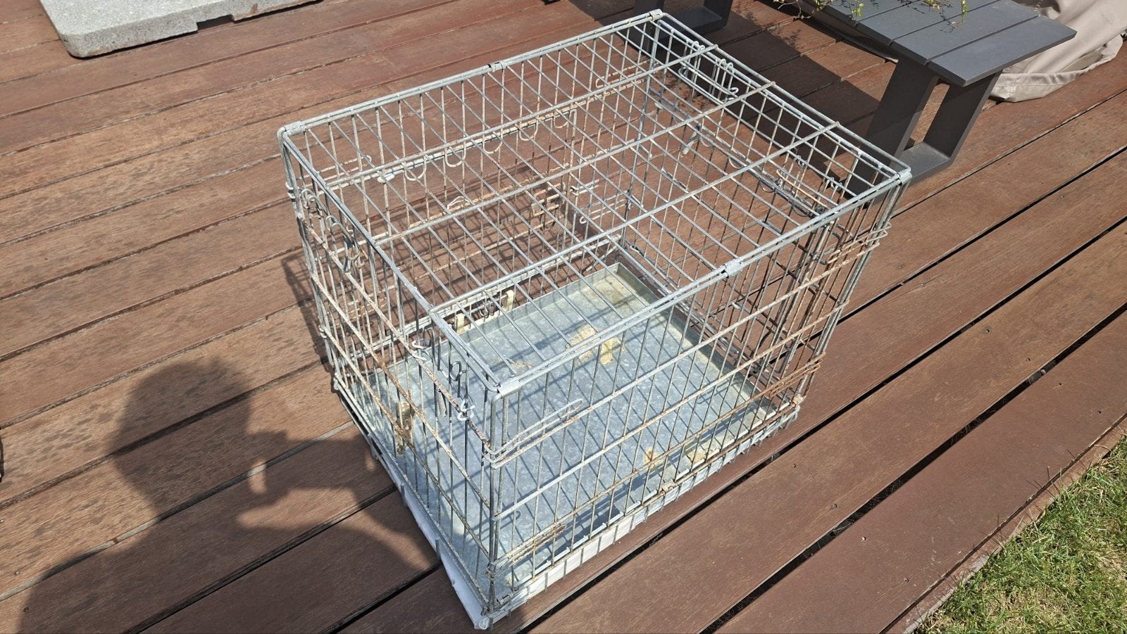 Grote en kleine bench, Dieren en Toebehoren, Ophalen, Gebruikt, 65 tot 100 cm, Hondenhok