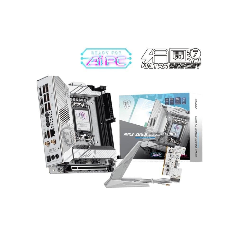 MSI MPG Z890I EDGE TI WIFI, Ophalen, Nieuw, Mini-ITX, DDR5