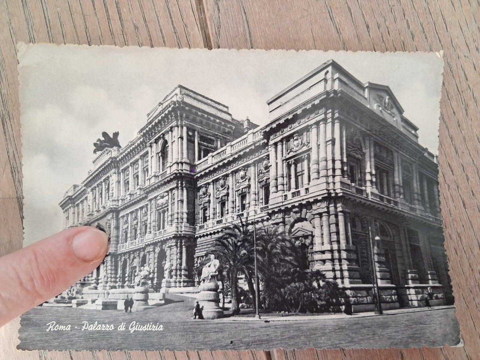 décrit pk : Rome, palais de justice, Collections, Cartes postales | Étranger, Enlèvement ou Envoi