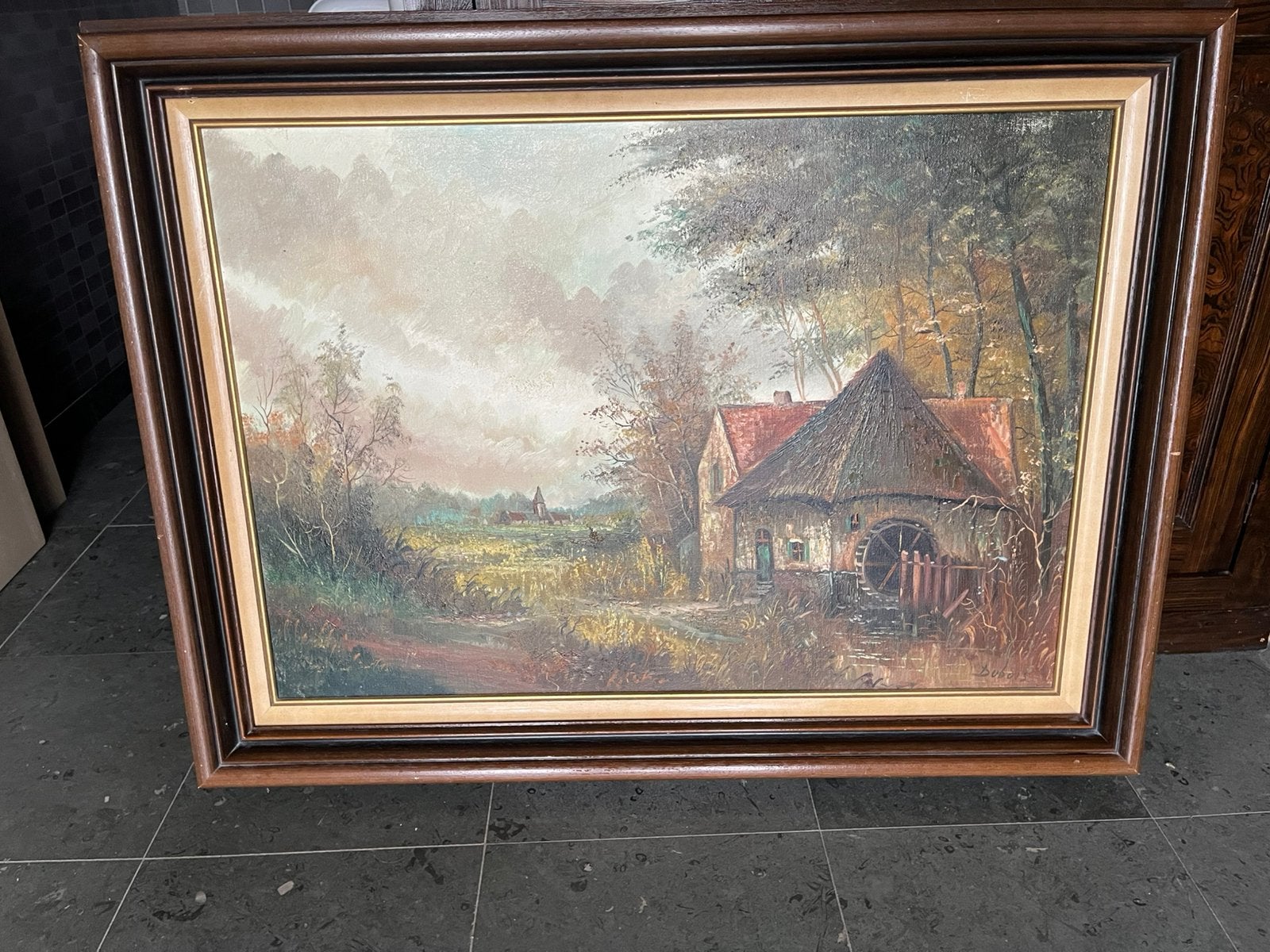 Schilderij Dubois, Ophalen