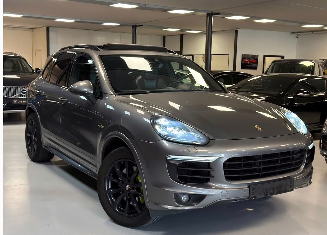 Porsche Cayenne S E-Hybrid, Auto's, Automaat, Cayenne, Zwart, Zwart