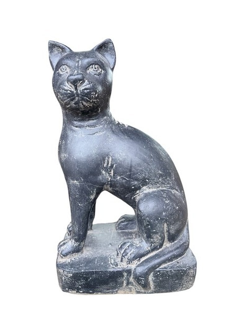kat 45 cm – Casting stone – 45 x 26 x 17cm, Ophalen, Nieuw, Vanackerestraat 59 - 8560 Wevelgem, Info@asianimport.be