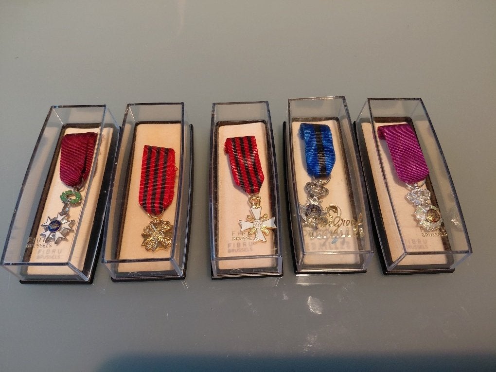militaria, Enlèvement ou Envoi, Armée de terre, Ruban, Médaille ou Ailes
