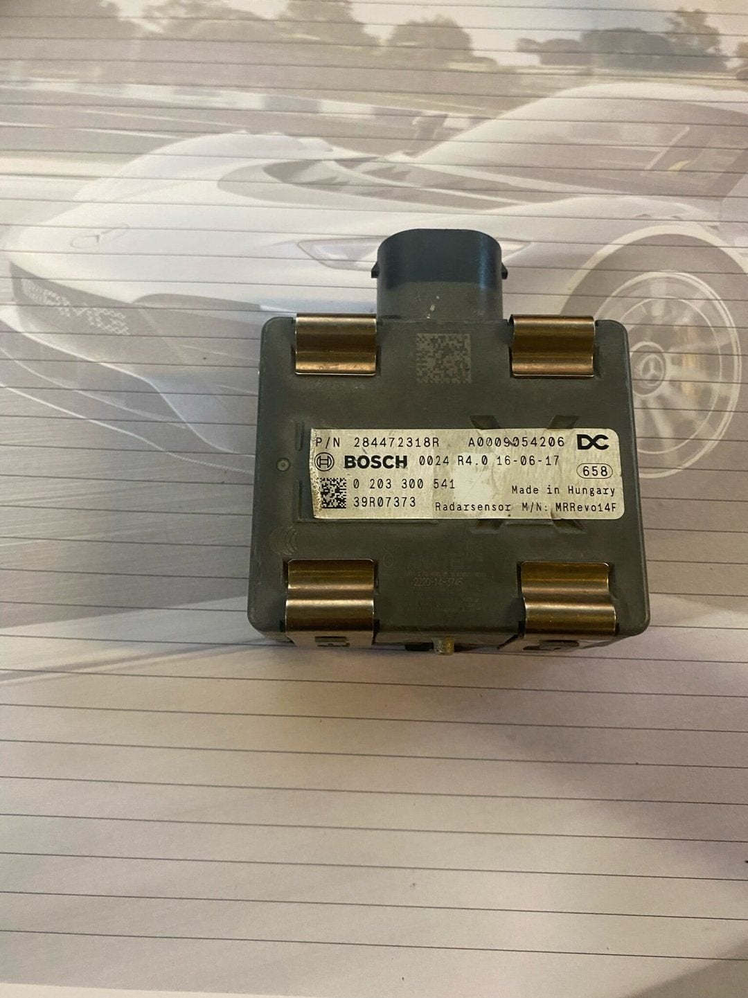 KIA PICANTO  ACC Radar Sensor 0203303639, Kia, -, Utilisé, -