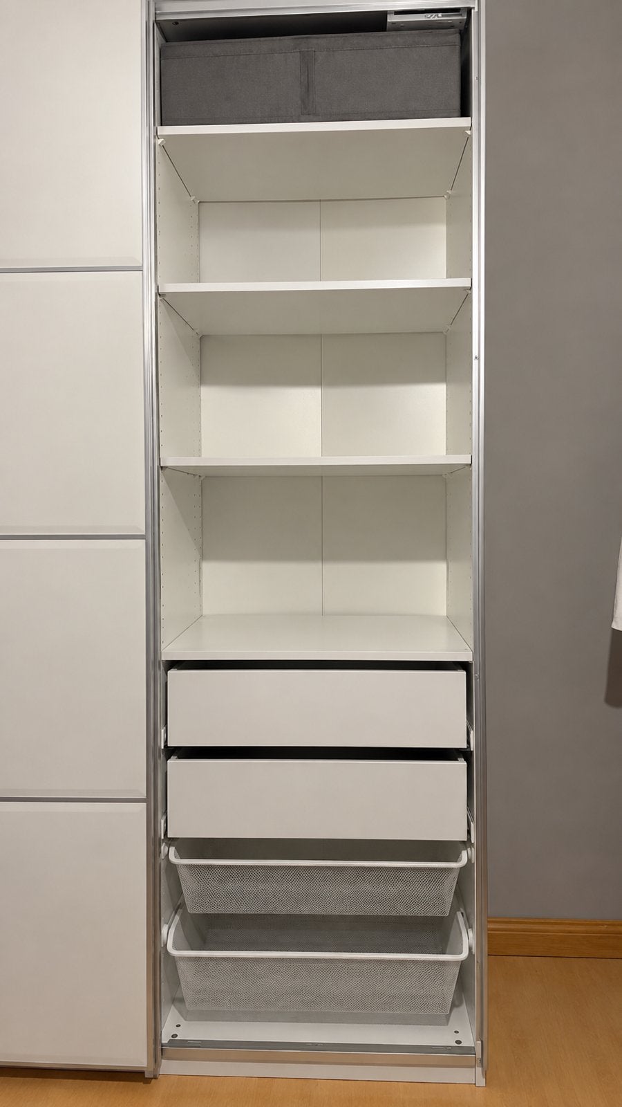 IKEA PAX / MEHAMN 150 x 66 x 236 cm - Met accessoires, Comme neuf, 100 à 150 cm, 200 cm ou plus, 50 à 75 cm