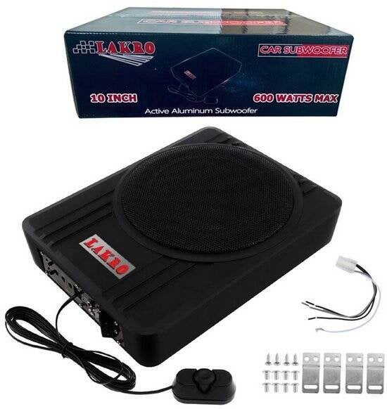 LAKRO Underseat 10 - Actieve extra platte subwoofer - Lakro
