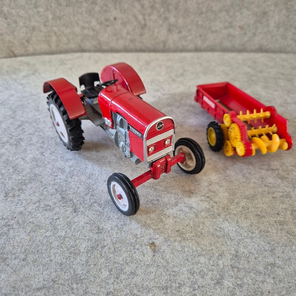 Miniatuur Tractor Eicher, Britains Detail, Ophalen of Verzenden