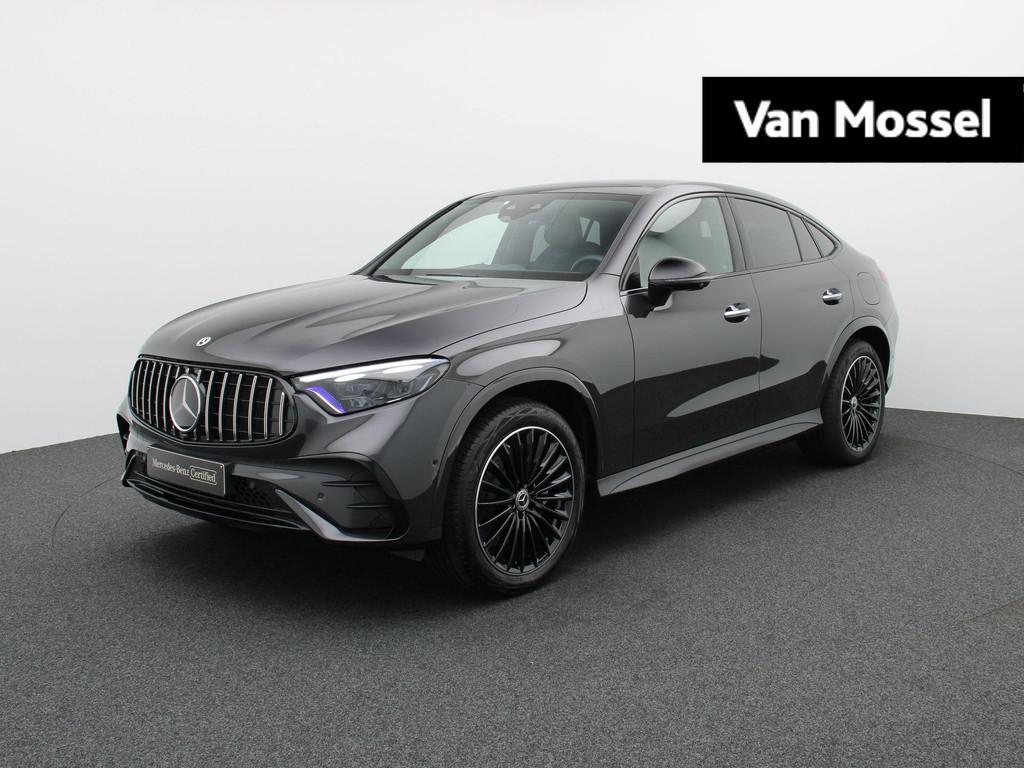 Mercedes-Benz GLC 400 e Coupé 4M AMG Line + LEDER + BURMEST, Auto's, Stof, Gebruikt, Zwart, 4 cilinders