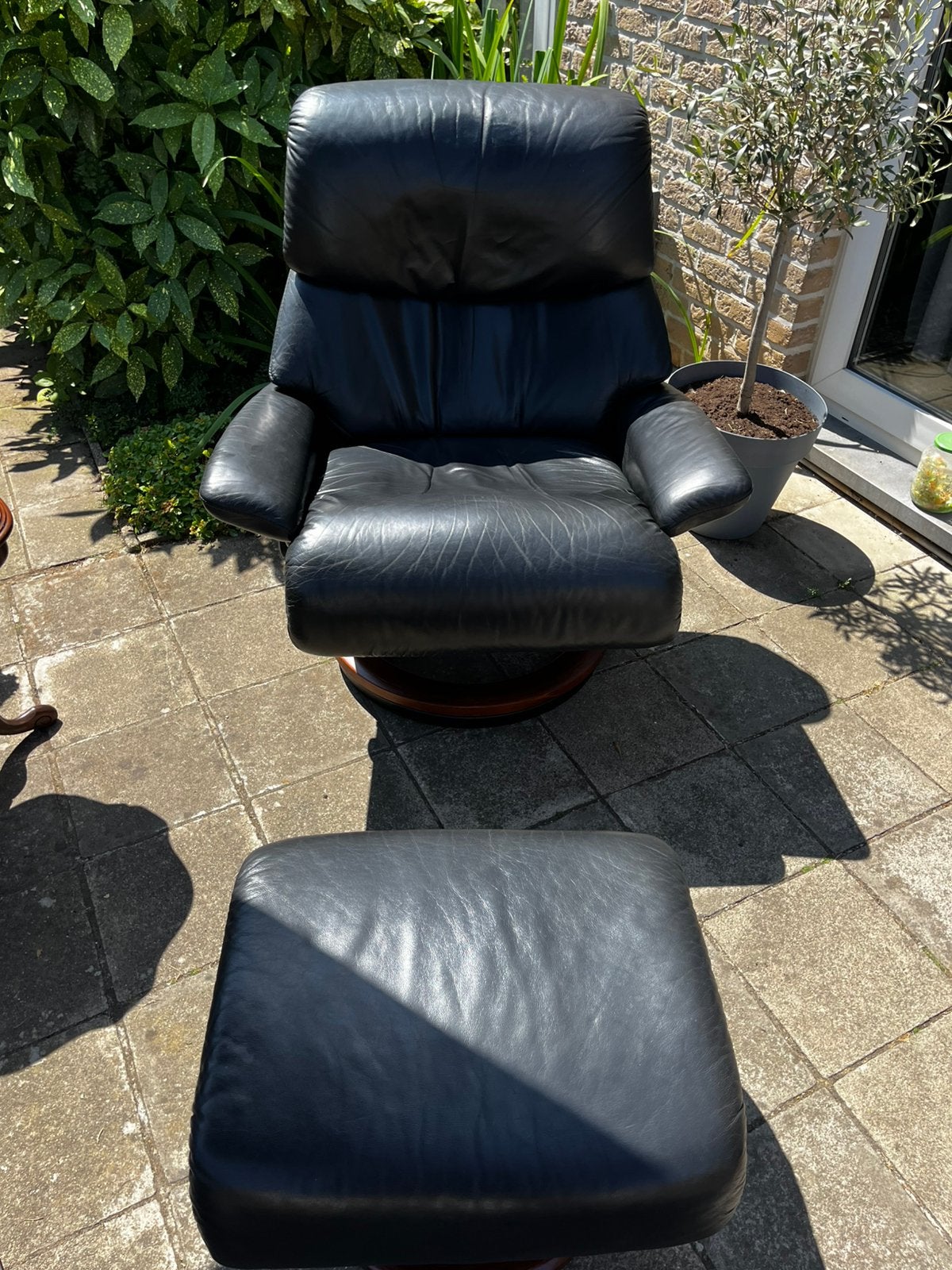 Lederen zetel STRESSLESS, Ophalen of Verzenden, Zo goed als nieuw