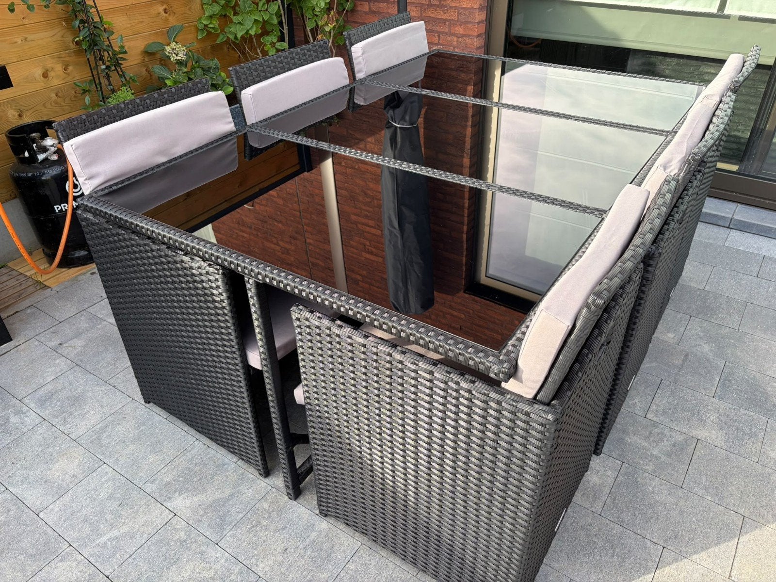 set de table et chaises de jardin, Enlèvement