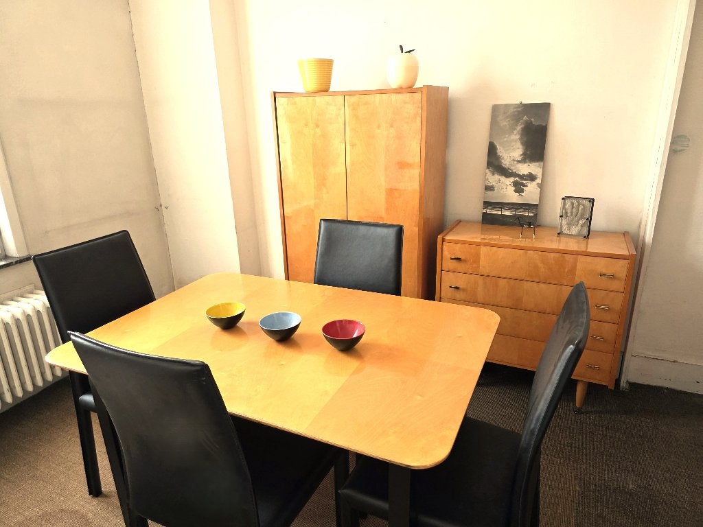 Ensemble mobilier blond vintage, Enlèvement