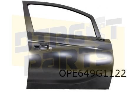 Opel Corsa E (1/15-11/19)  Voorportier Rechts (te spuiten) O, Neuf, -, Opel, Porte