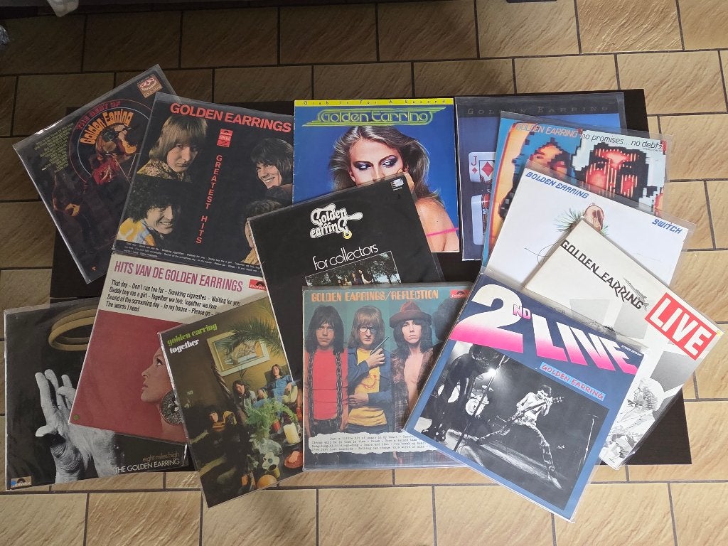 18 vinyles Golden Earrings, CD & DVD, Hard rock, Enlèvement, Utilisé, LP