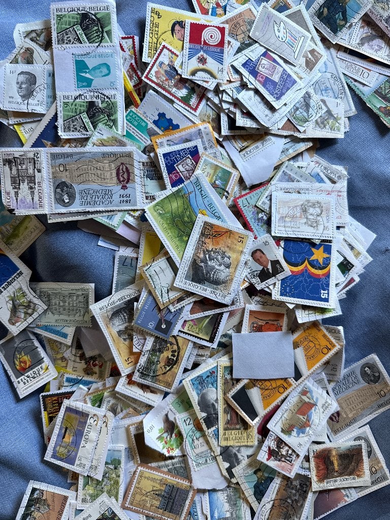 Postzegels, Ophalen, Gestempeld