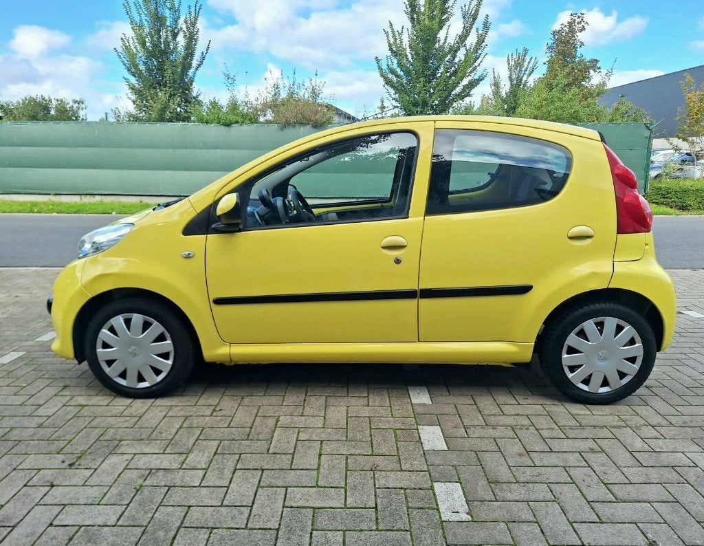 Peugeot 107 1.0i | 44.000km | Airco | 5 deurs, Achat, Entreprise, Jaune, Noir