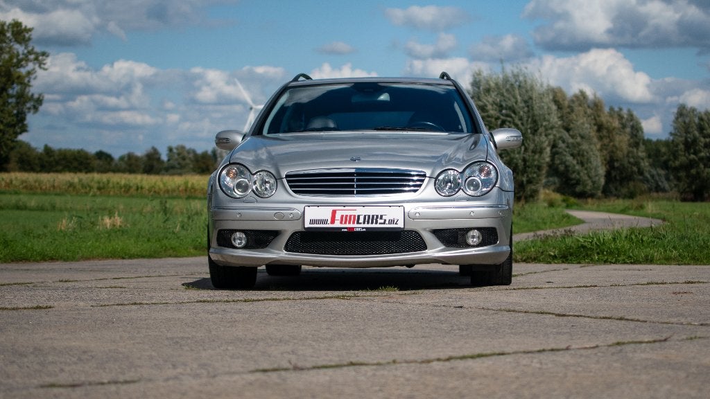 Mercedes C55 AMG T, Cuir, Argent ou Gris, Achat, 5400 cm³