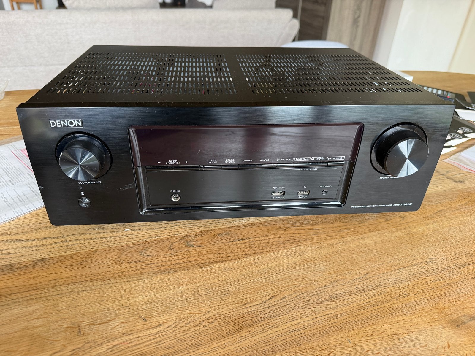 Denon AVR-X1300W 7.2 4K versterker, TV, Hi-fi & Vidéo, Enlèvement, Comme neuf, Denon