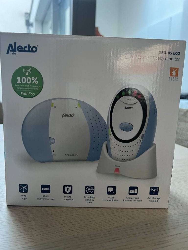Alecto DBX-85 digitale babyfoon Eco DECT, Ophalen, Zo goed als nieuw, Digitaal