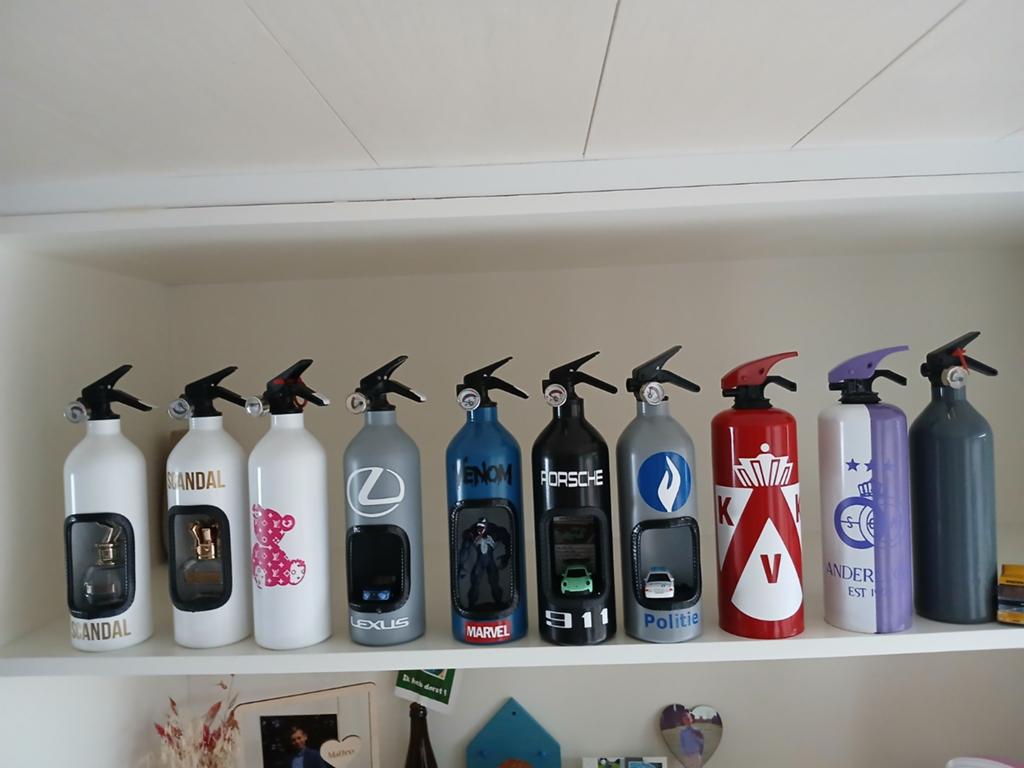 Decoratie blussers, Huis en Inrichting, Brandblussers en Brandkasten, Ophalen