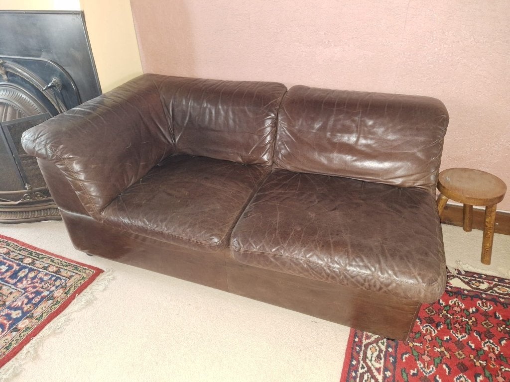 lederen salon, Enlèvement, Utilisé, Cuir