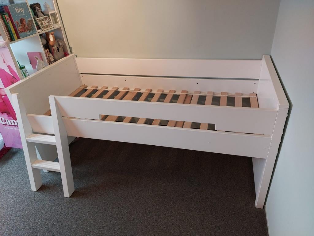 Bopita combiflex bed halfhoogslaper 90x200, Ophalen, Gebruikt, Halfhoogslaper