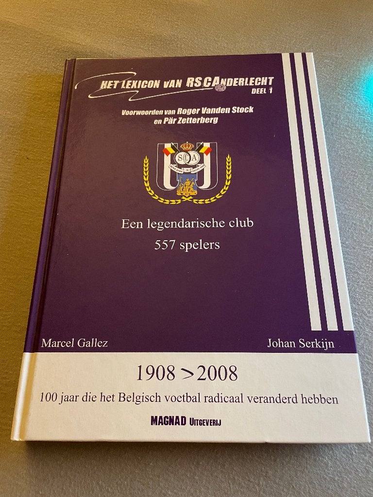 Lexicon RSC Anderlecht, Boeken, Ophalen of Verzenden, Balsport