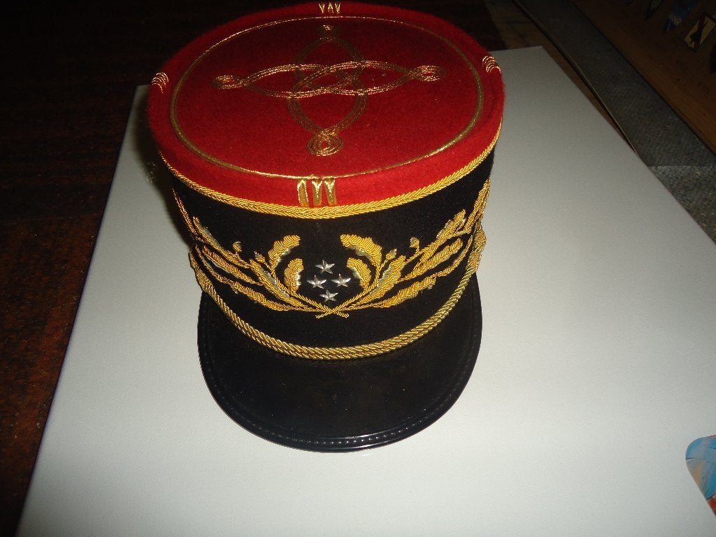 képi de général français, Collections, Enlèvement ou Envoi, Armée de terre, Casque ou Béret