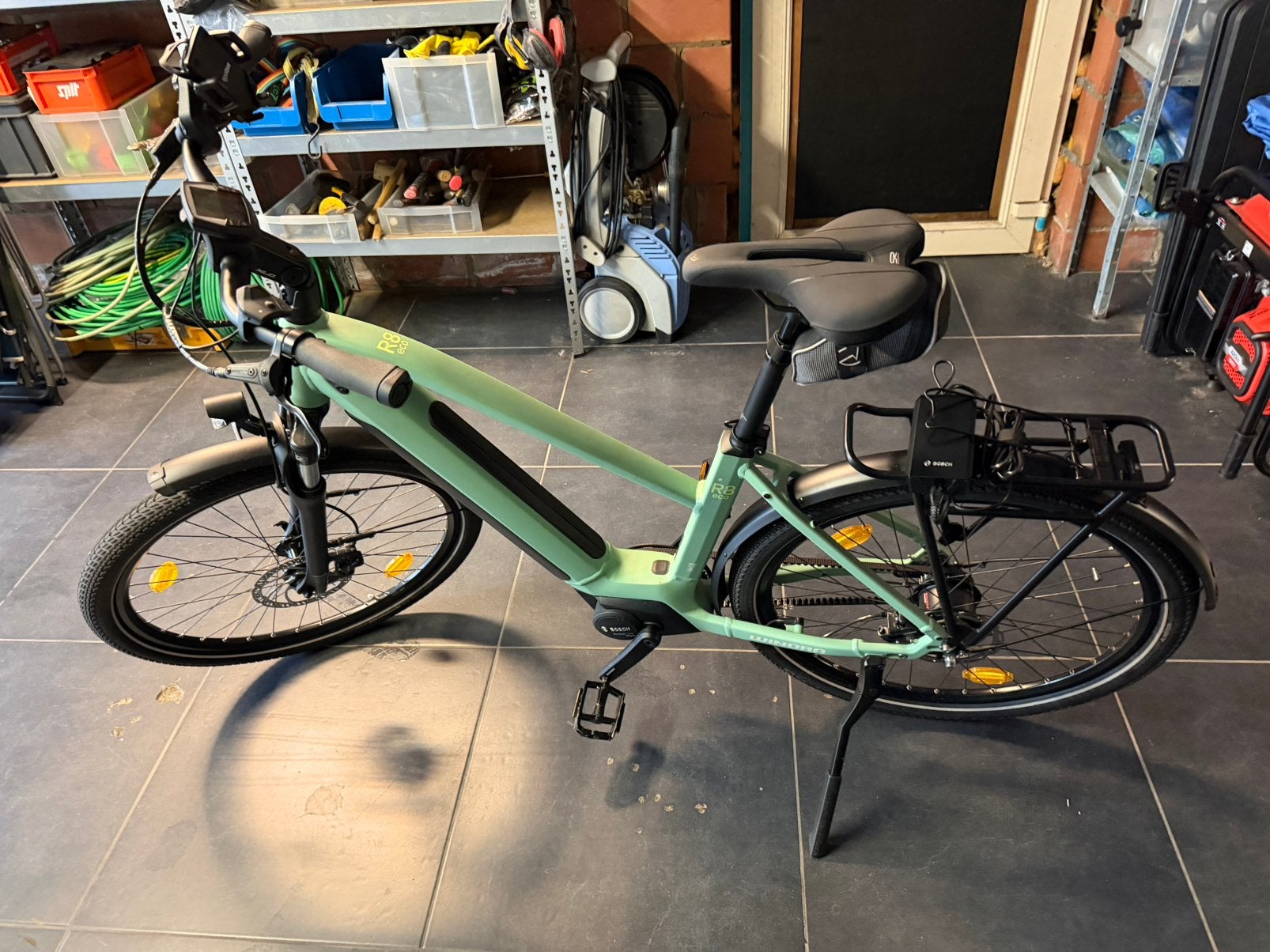 Winora elektrische fiets maat 48 nieuw!!! MET RIEM!!!, Fietsen en Brommers, Ophalen, Zo goed als nieuw