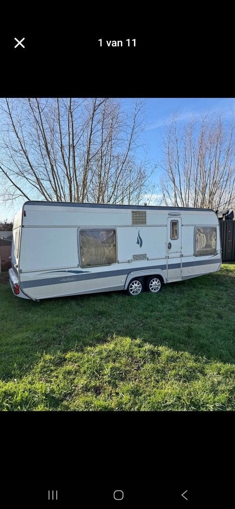 Caravan Fendt Topas 2004, Caravans en Kamperen, Rondzit, Koelkast, 7 tot 8 meter, Particulier