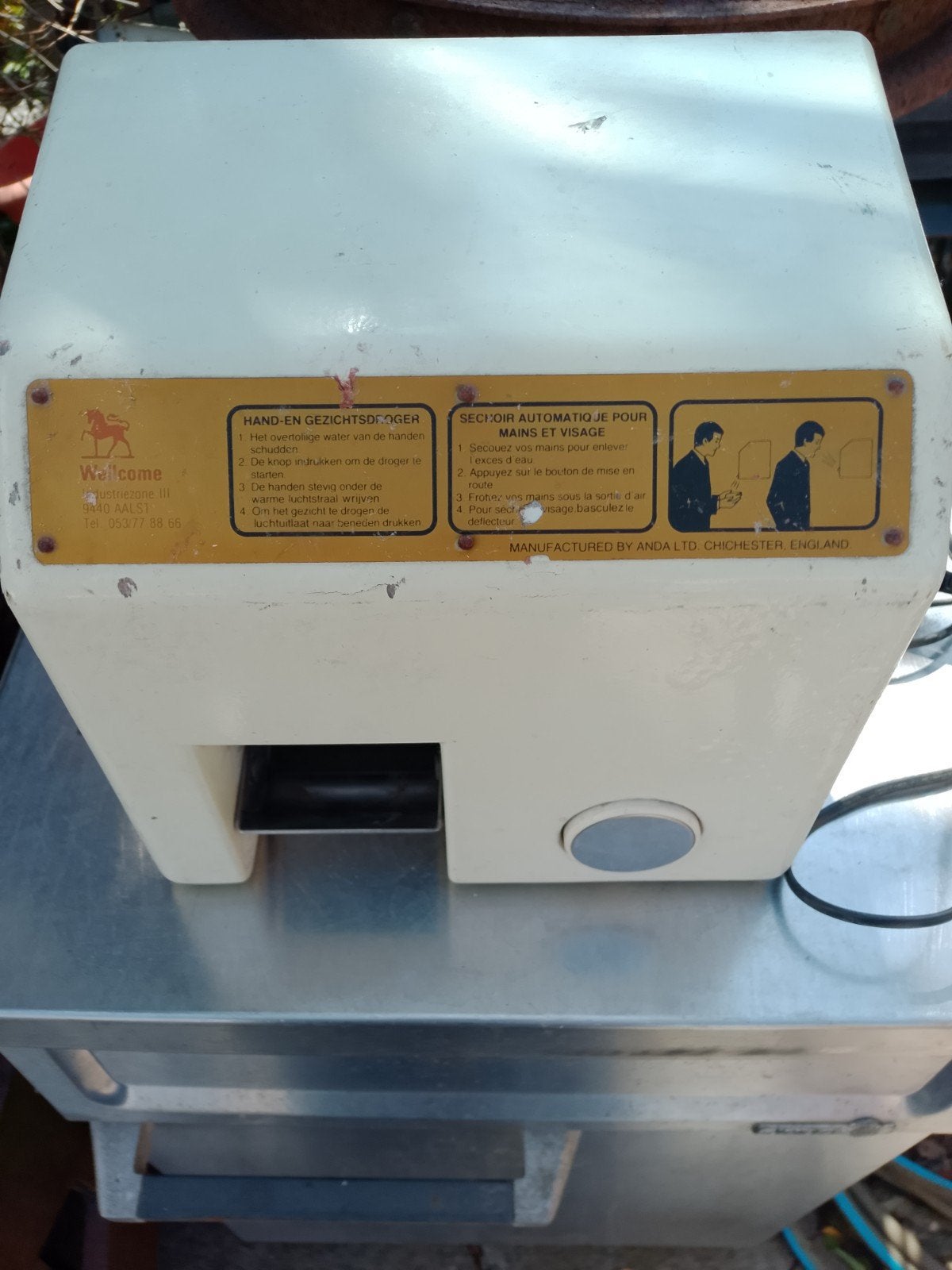 sèche mains, Enlèvement, Utilisé, Moins de 200 watts, Autres types