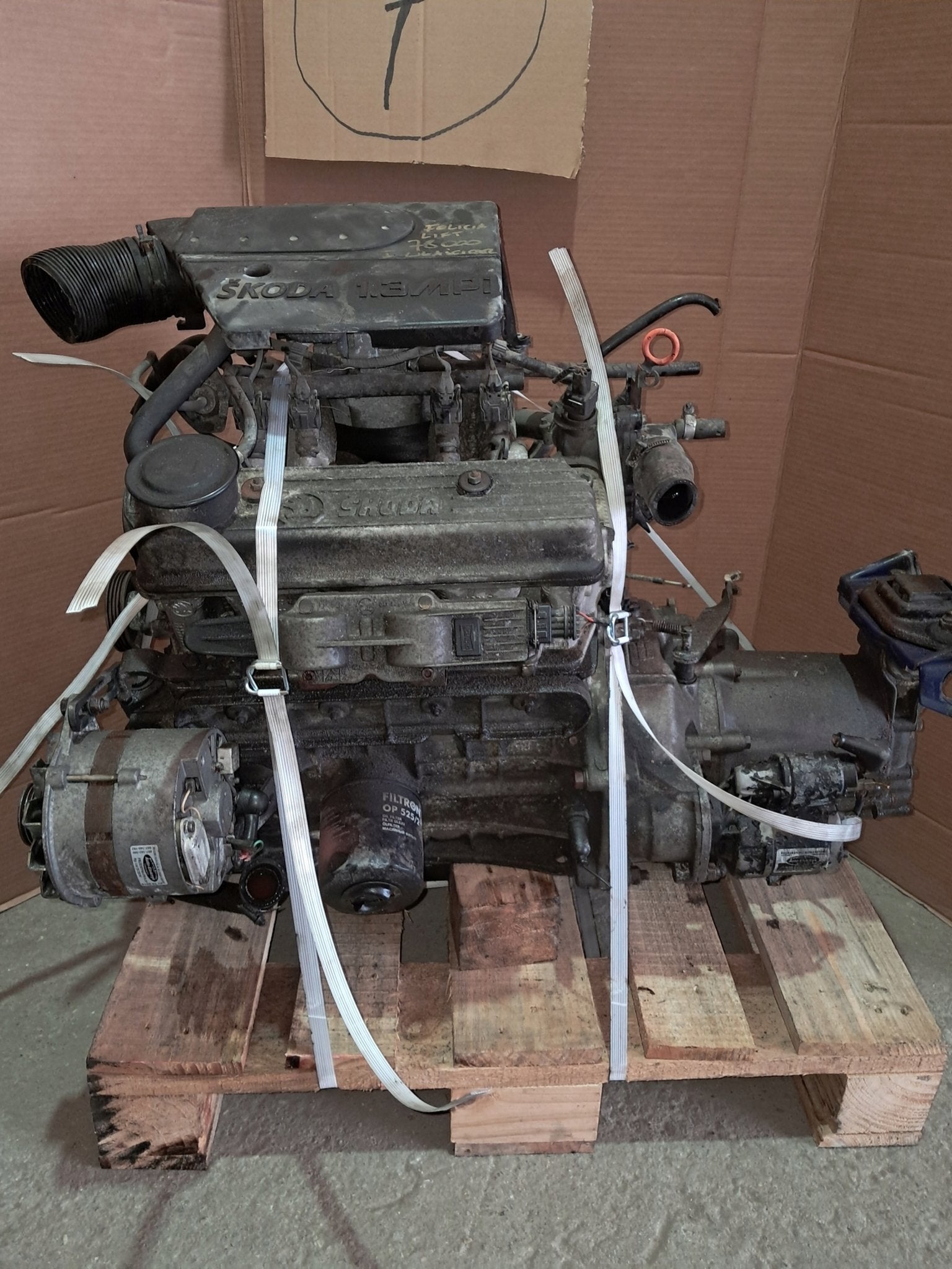 Moteur 135B Complet SKODA FELICIA FAVORIT, Verzenden, Gebruikt, Overige automerken