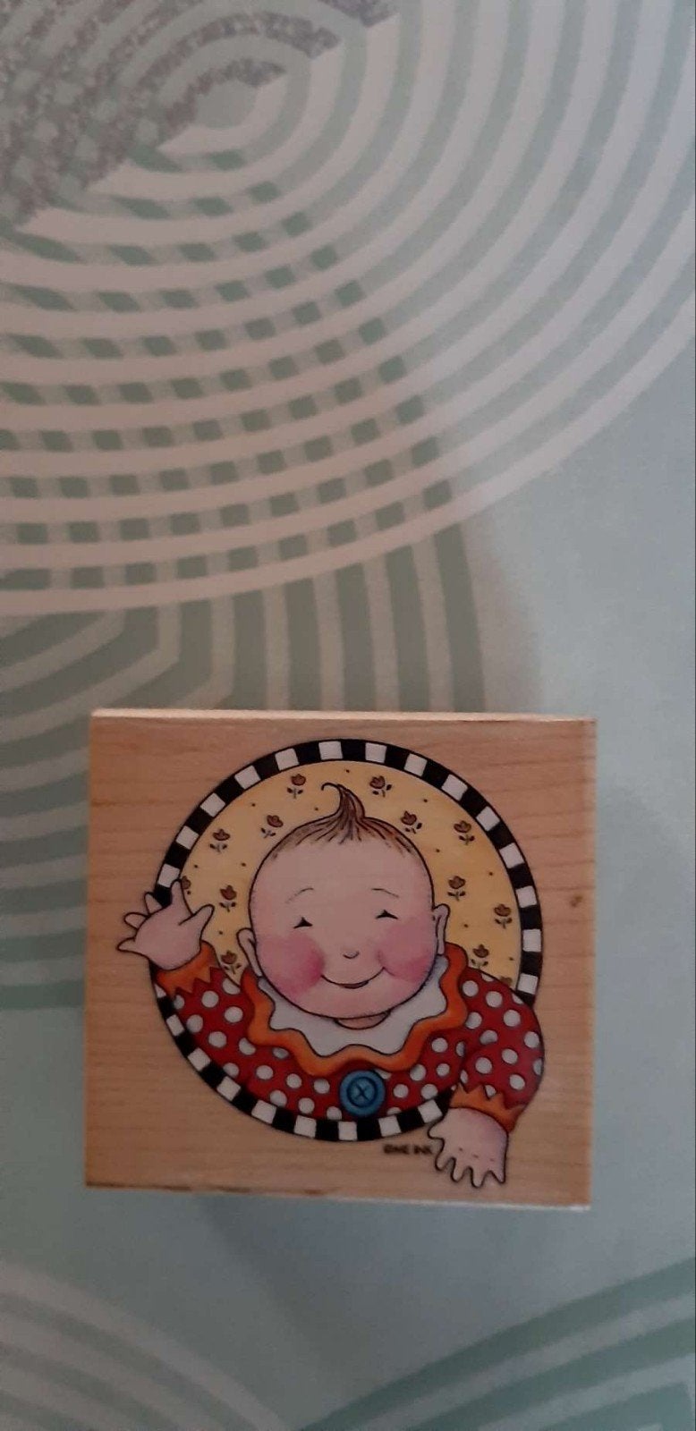 stempel  kindje, Ophalen