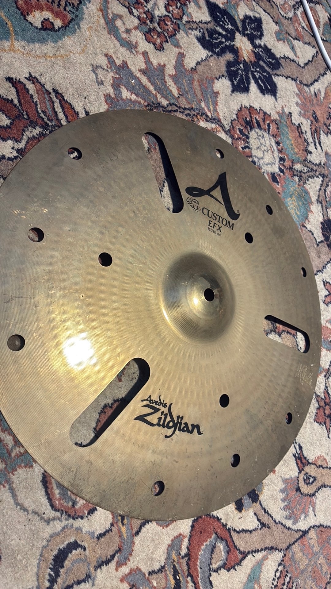 Zildjian Avedis custom EFX crash 16”, Muziek en Instrumenten, Ophalen, Zo goed als nieuw